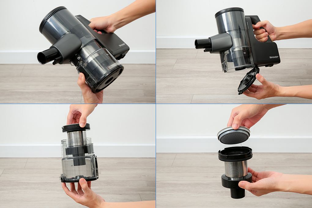 Máy hút bụi không dây Sharp EC-SG94V-B Màu Trắng