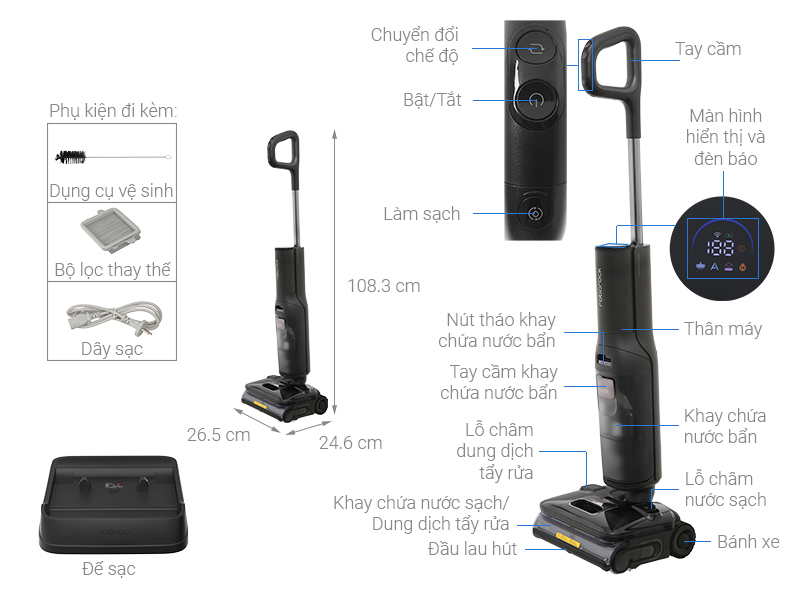 Máy hút bụi lau nhà Roborock F25 Ultra
