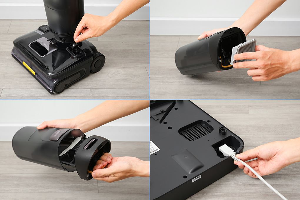 Máy hút bụi lau nhà Roborock F25 Ultra Màu Đen