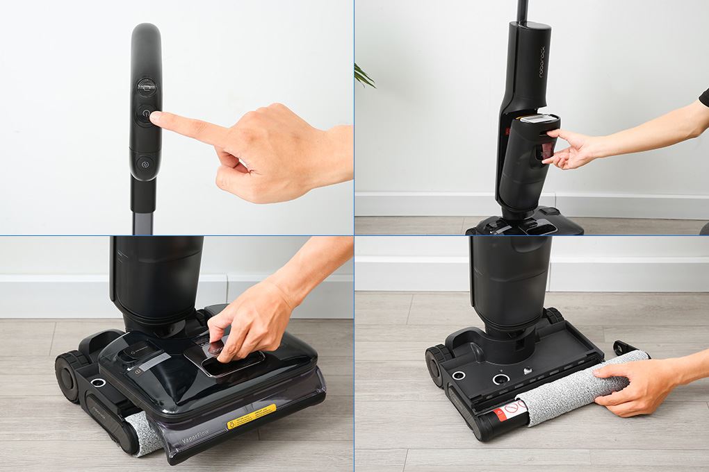Máy hút bụi lau nhà Roborock F25 Ultra Màu Đen