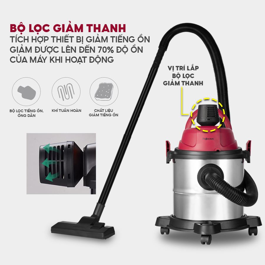 Máy hút bụi dạng hộp FUJIHOME VC12 - 7