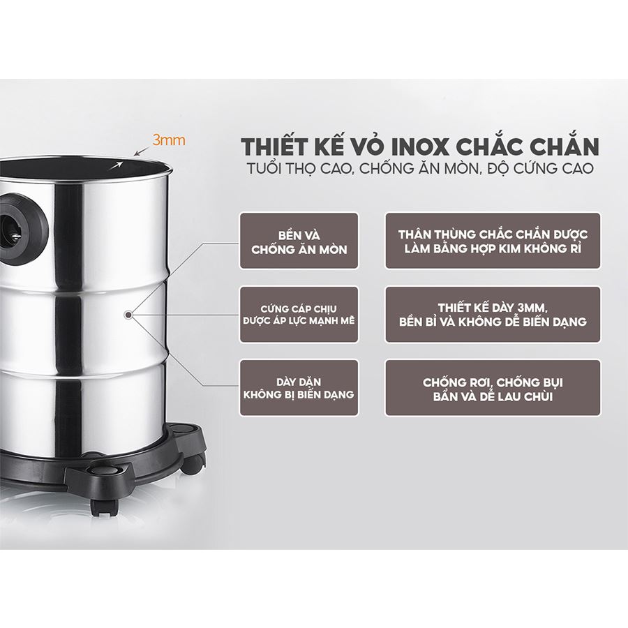 Máy hút bụi dạng hộp FUJIHOME VC15 - 8