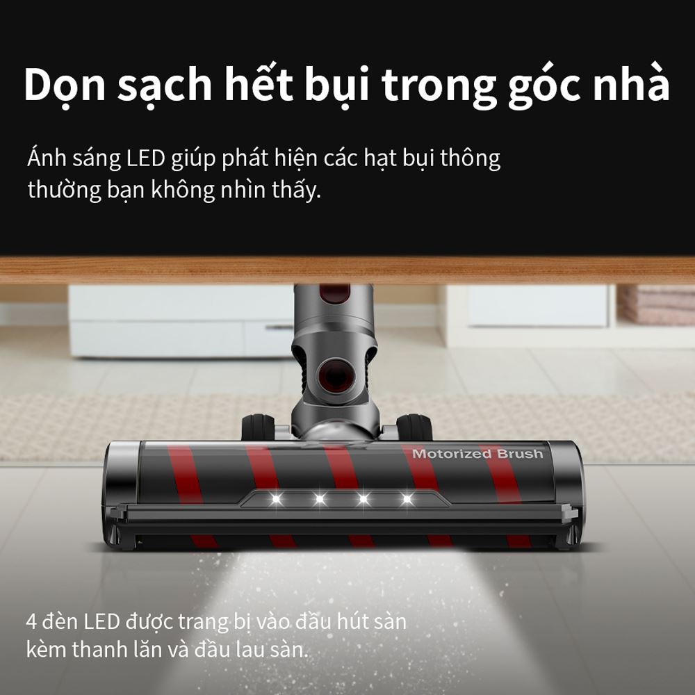 Máy hút bụi không dây Lock&Lock ENV356GRY Màu Xám