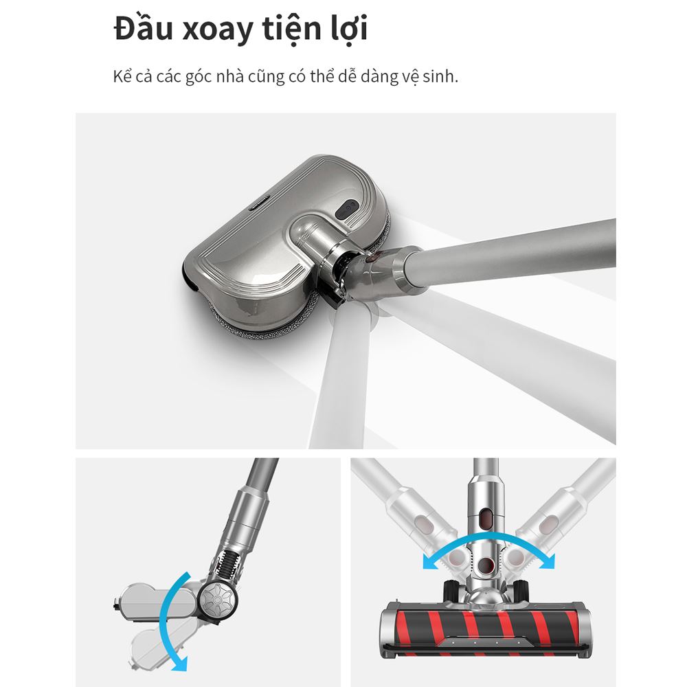Máy hút bụi không dây Lock&Lock ENV356GRY Màu Xám