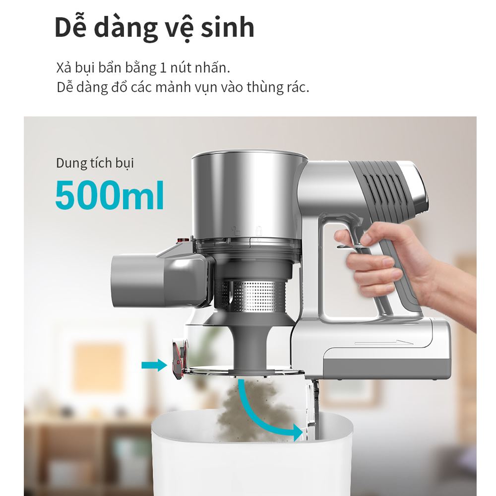 Máy hút bụi không dây Lock&Lock ENV356GRY Màu Xám