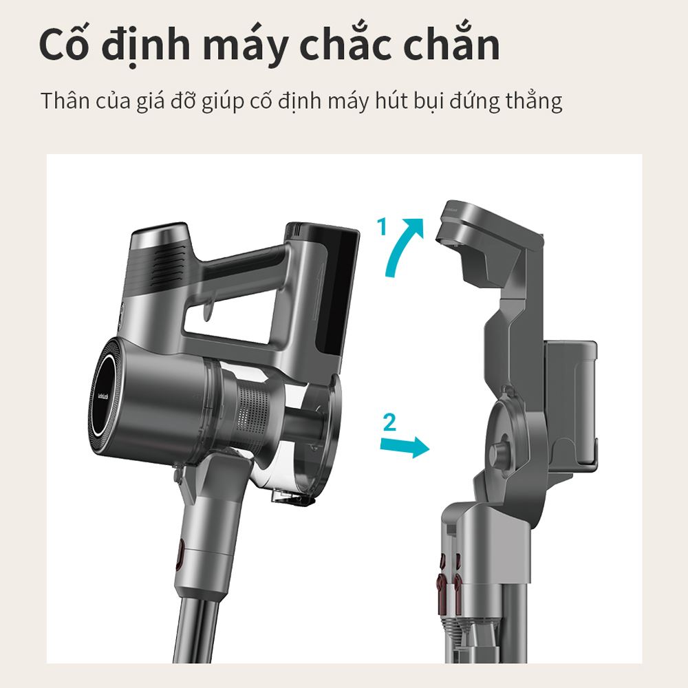 Máy hút bụi không dây Lock&Lock ENV356GRY Màu Xám