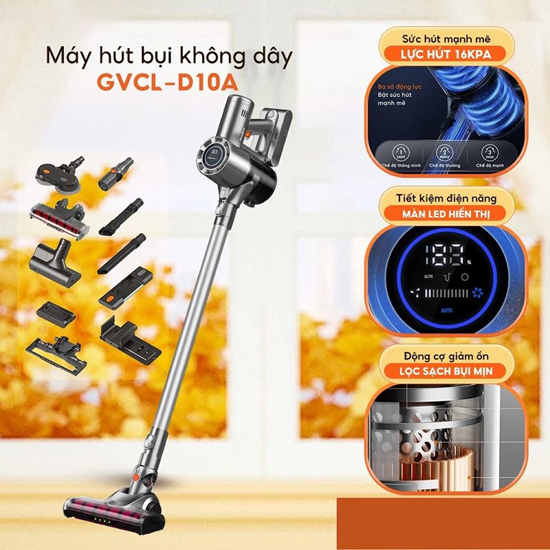 Máy hút bụi không dây Gaabor GVCL-D10A Plus - 4