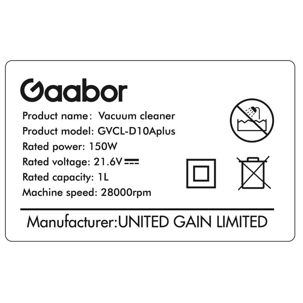 Máy hút bụi không dây Gaabor GVCL-D10A Plus - 9