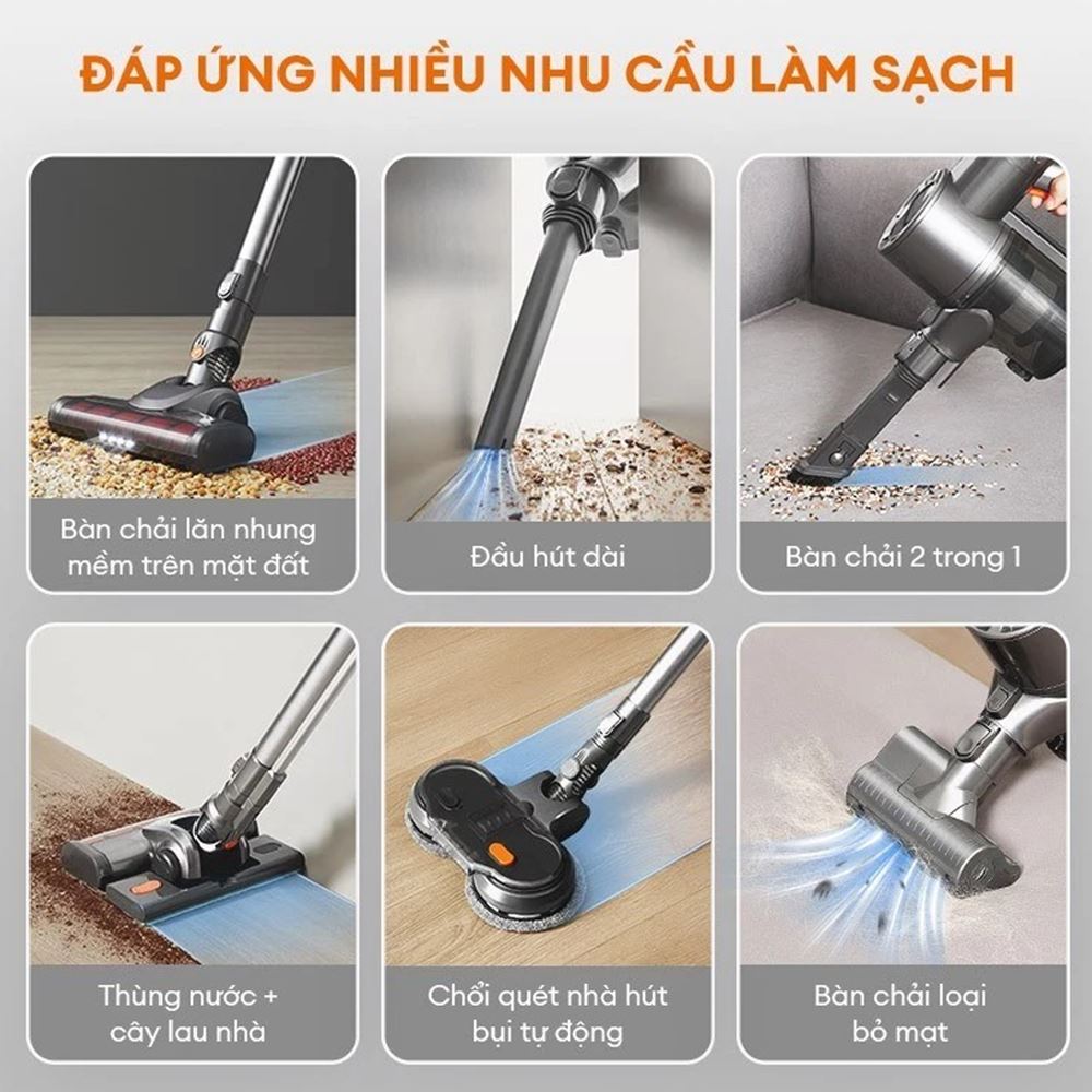 Máy hút bụi không dây Gaabor GVCL-D10A Max - 6