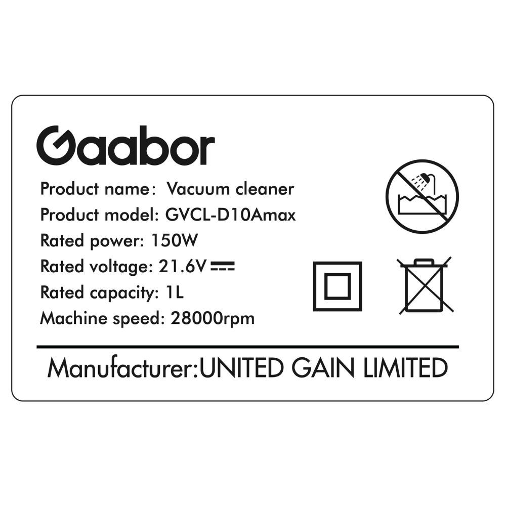 Máy hút bụi không dây Gaabor GVCL-D10A Max - 8