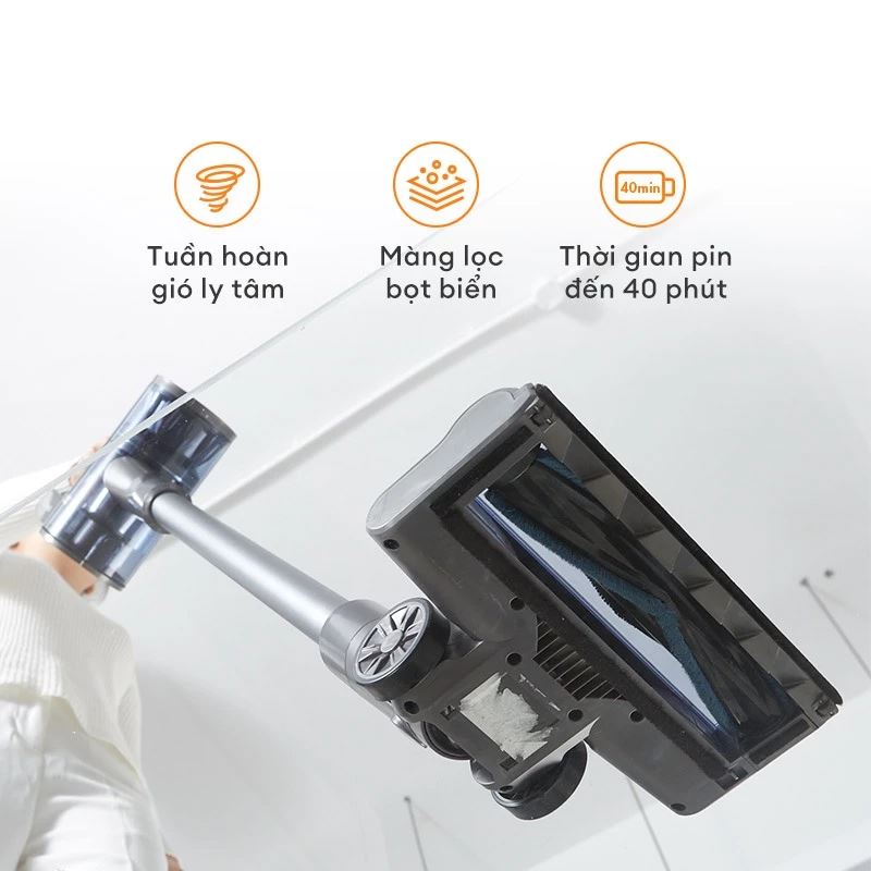 Máy hút bụi không dây Gaabor VCL10E-BK01A - 14