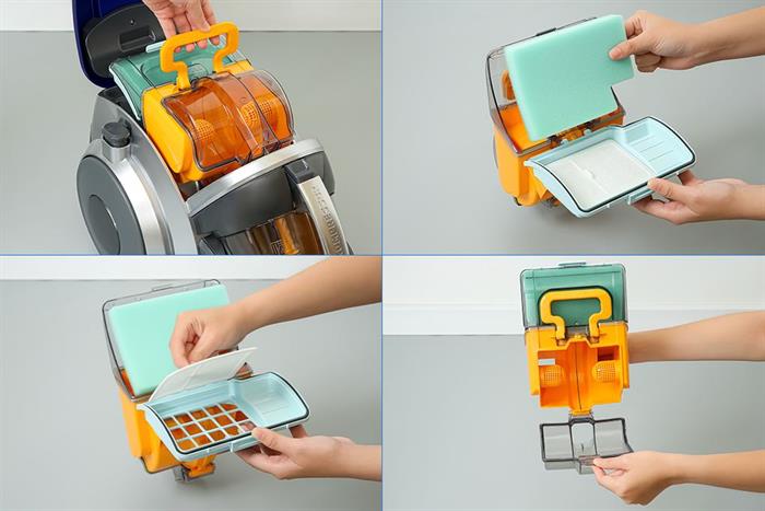 Máy hút bụi dạng hộp LG VK7317GHTPB Màu Xanh