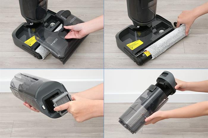 Máy hút bụi lau nhà Tineco Floor One S6 Stretch Extreme Màu Đen