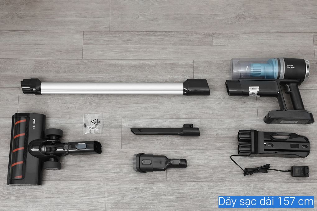 Máy hút bụi không dây Philips XC3031/01 Màu Đen - Xám
