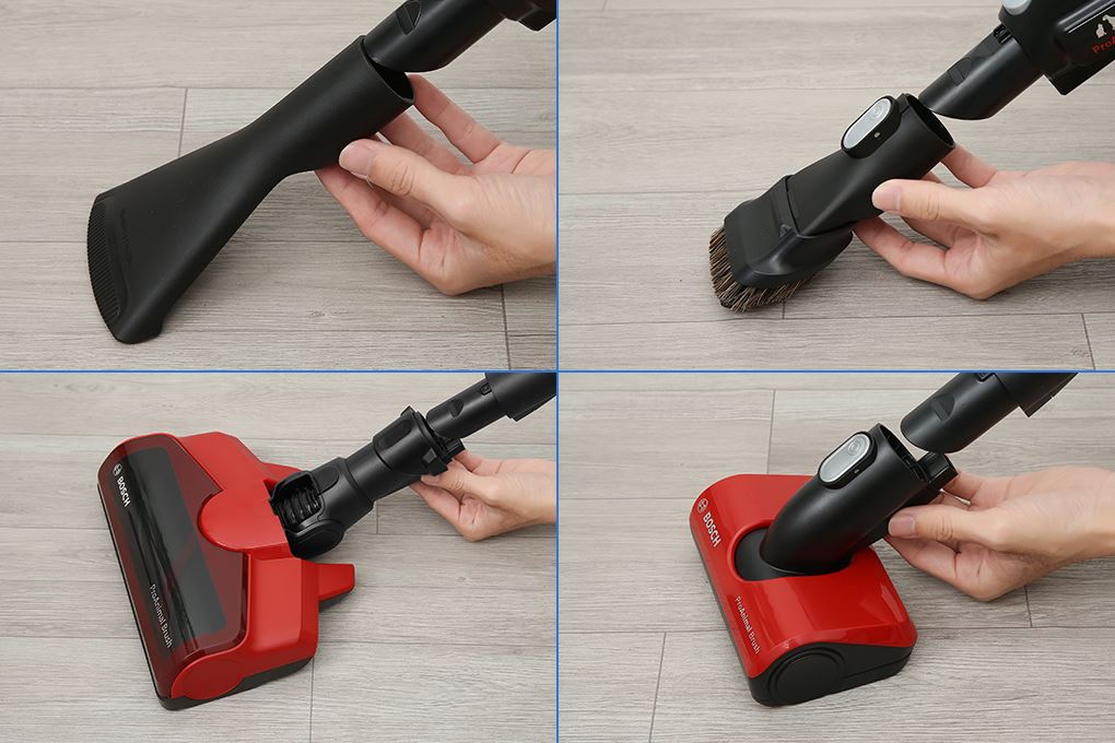 Máy hút bụi không dây Bosch BCS711PET Màu Đỏ