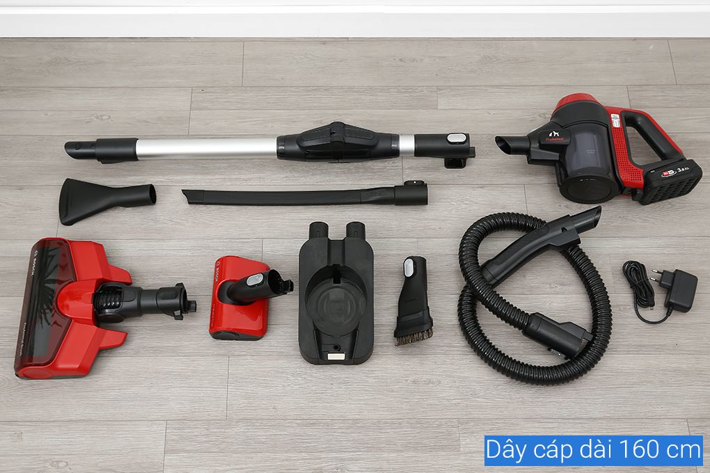 Máy hút bụi không dây Bosch BCS711PET Màu Đỏ