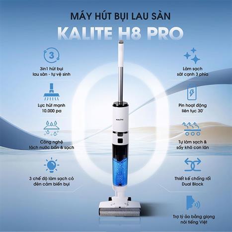 Máy hút bụi cầm tay Kalite H8 Pro Màu Trắng