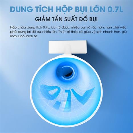 Máy hút bụi cầm tay Kalite KHV01 Màu Trắng
