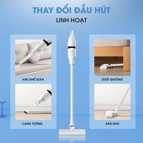 Máy hút bụi cầm tay Kalite KHV01 Màu Trắng