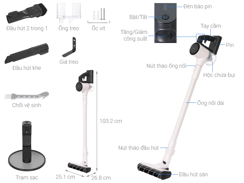 Máy hút bụi cầm tay LG A9-ACE