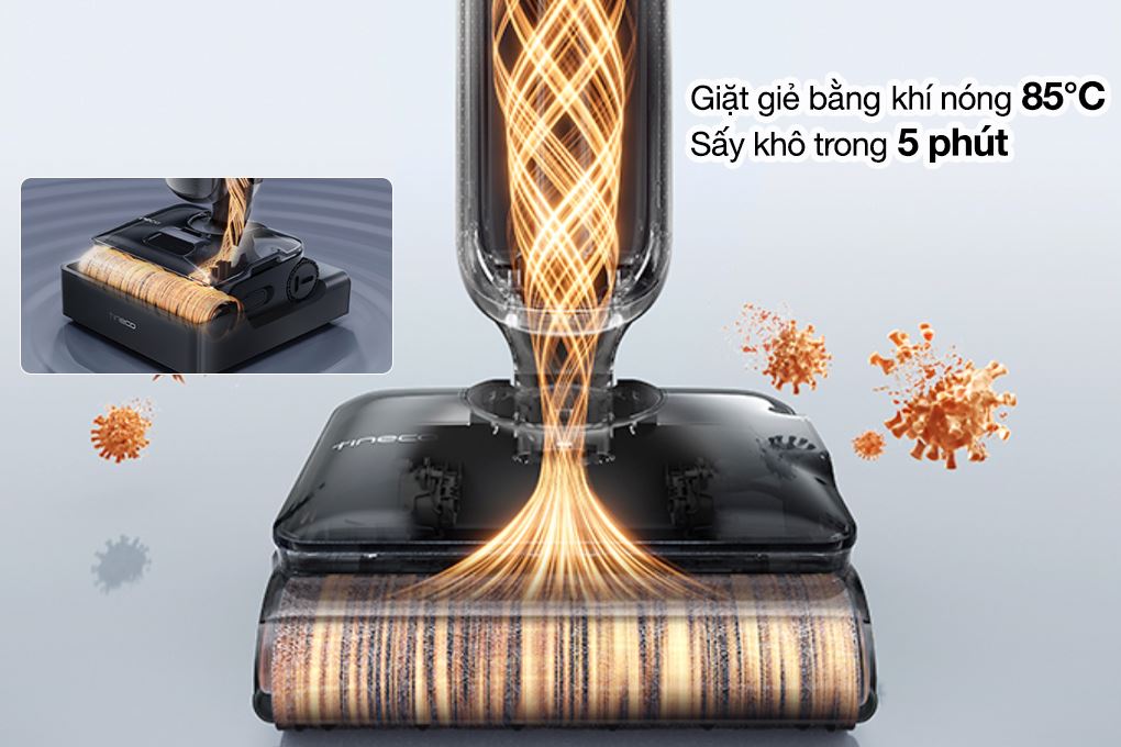 Máy hút bụi lau nhà Tineco Floor One S9 Artist Steam Pro - Giặt giẻ và sấy khô