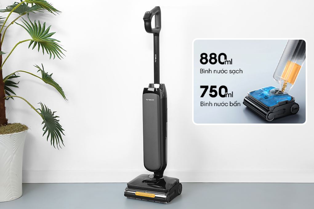 Máy hút bụi lau nhà Tineco Floor One S9 Artist Steam Pro - Dung tích bình chứa