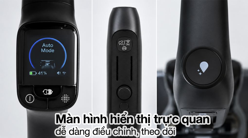 Máy hút bụi lau nhà Tineco Floor One S9 Artist Steam Pro - Bảng điều khiển