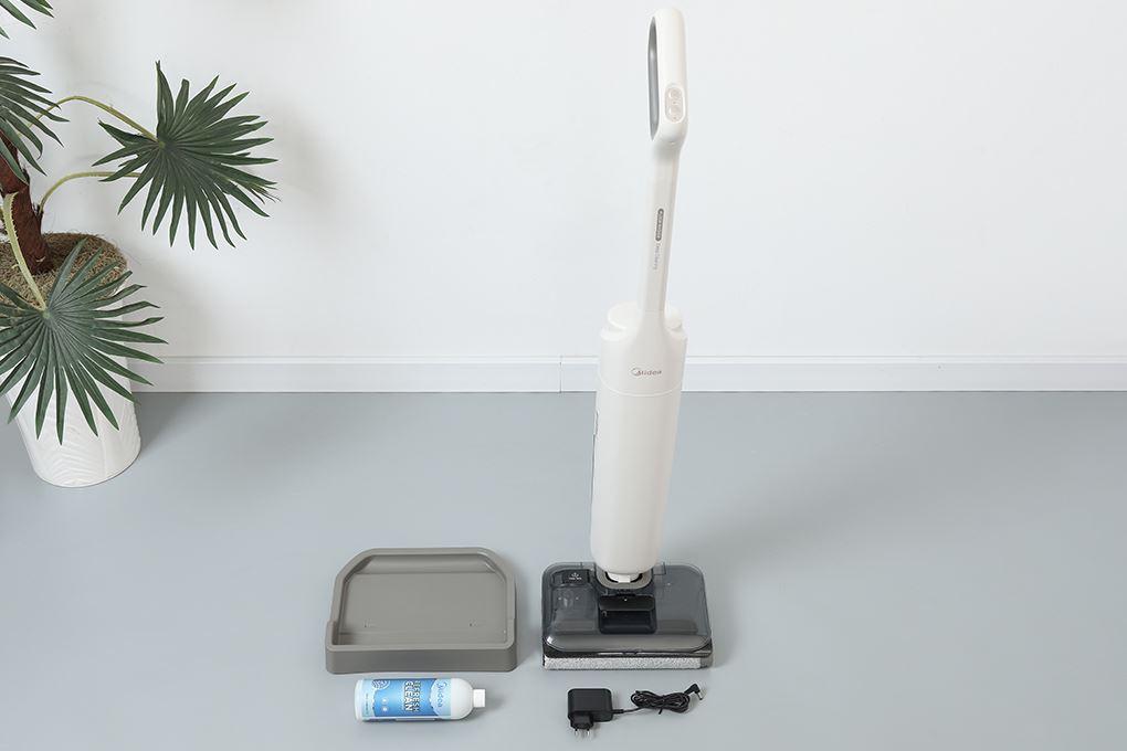 Máy hút bụi lau nhà Midea MAT02APWH Màu Trắng