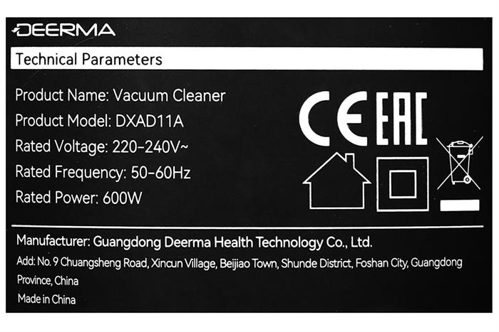 Máy hút bụi cầm tay Deerma DXAD11A - Trắng Màu Trắng