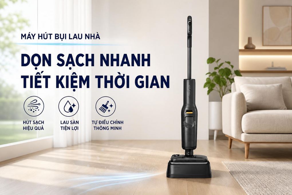 Máy hút bụi lau nhà Roborock F25 Gen 2 - Nhu cầu dọn dẹp và lựa chọn máy phù hợp cho gia đình