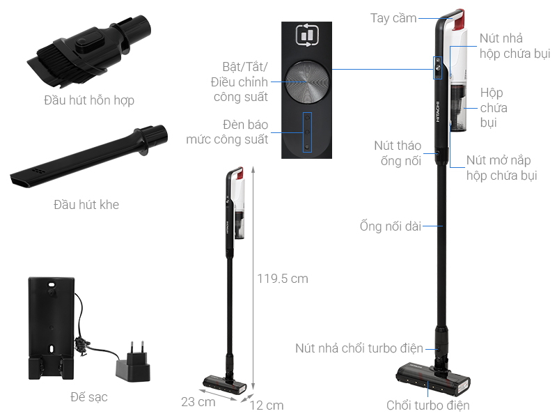 Máy hút bụi không dây Hitachi PV-X70P