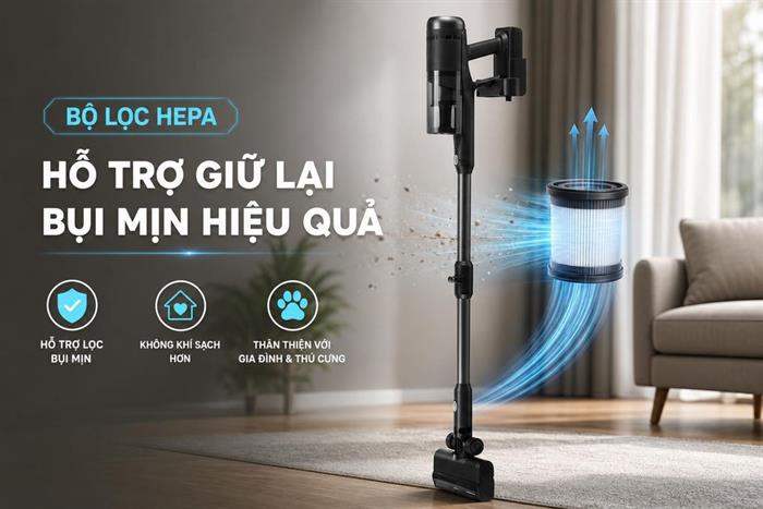 Máy hút bụi không dây Roborock H60 Ultra Màu Trắng