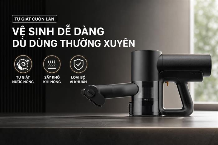 Máy hút bụi lau nhà Roborock F25 ACE Combo Màu Trắng