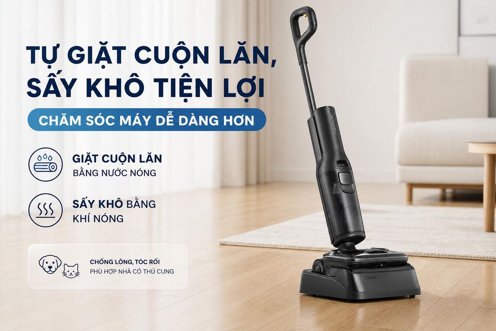 Máy hút bụi lau nhà Roborock F25 ACE Pro Màu Trắng