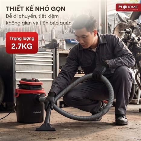 Máy hút bụi dạng hộp FUJIHOME VC10N Màu Trắng