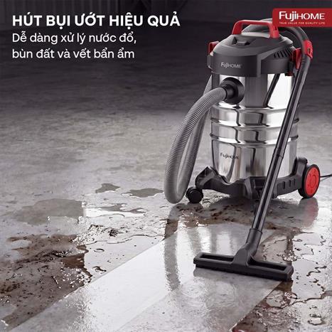 Máy hút bụi dạng hộp FUJIHOME VC12N Màu Trắng