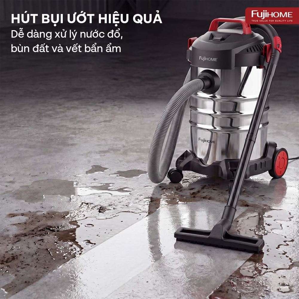 Máy hút bụi dạng hộp FUJIHOME VC12N Màu Trắng