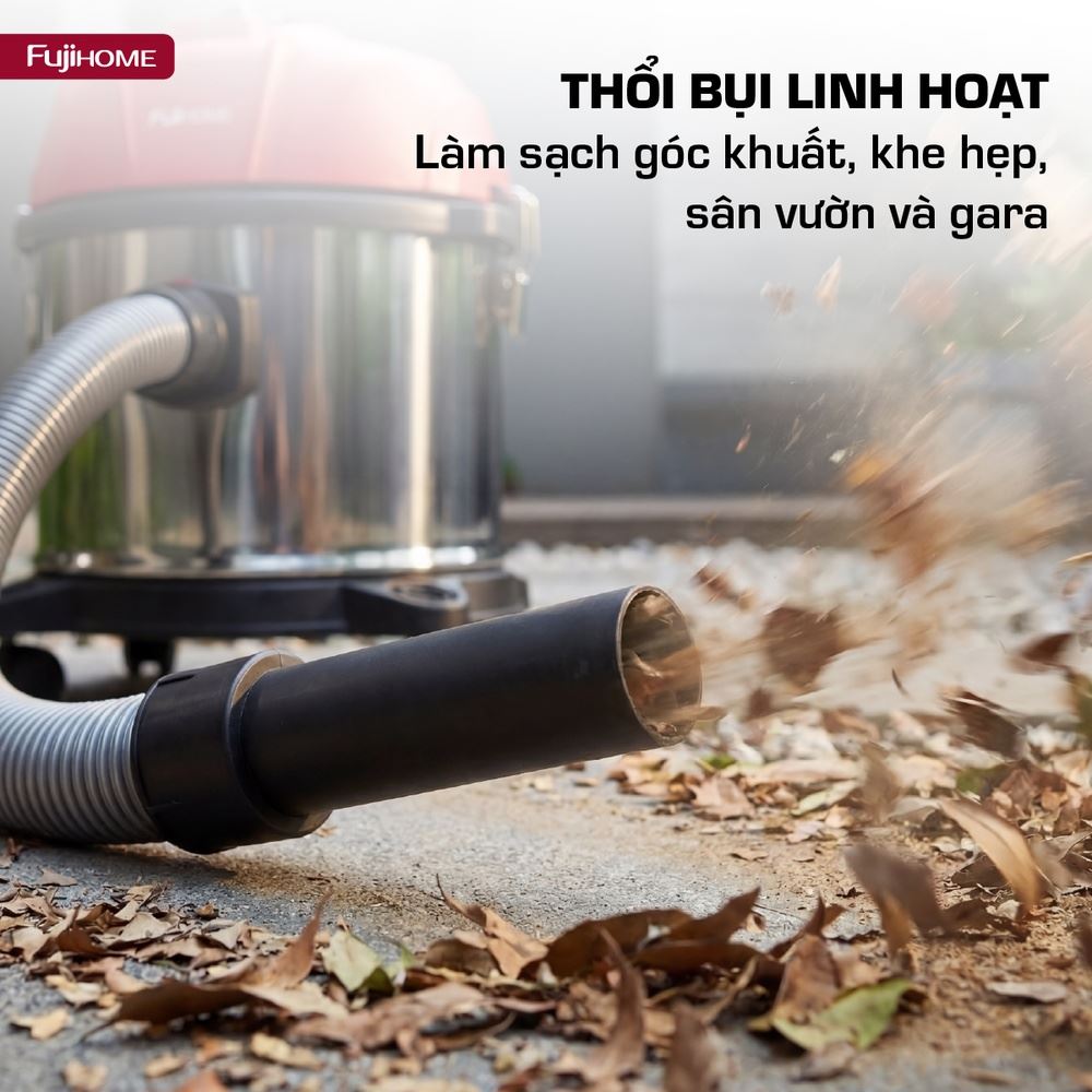 Máy hút bụi dạng hộp FUJIHOME VC15N Màu Trắng
