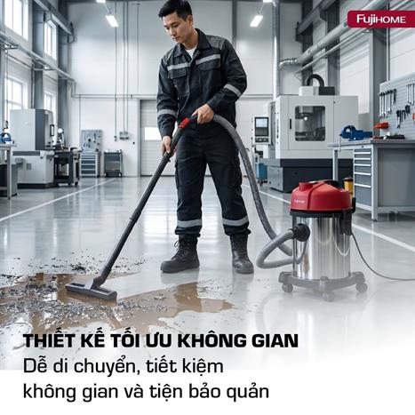 Máy hút bụi dạng hộp FUJIHOME VC18N Màu Trắng