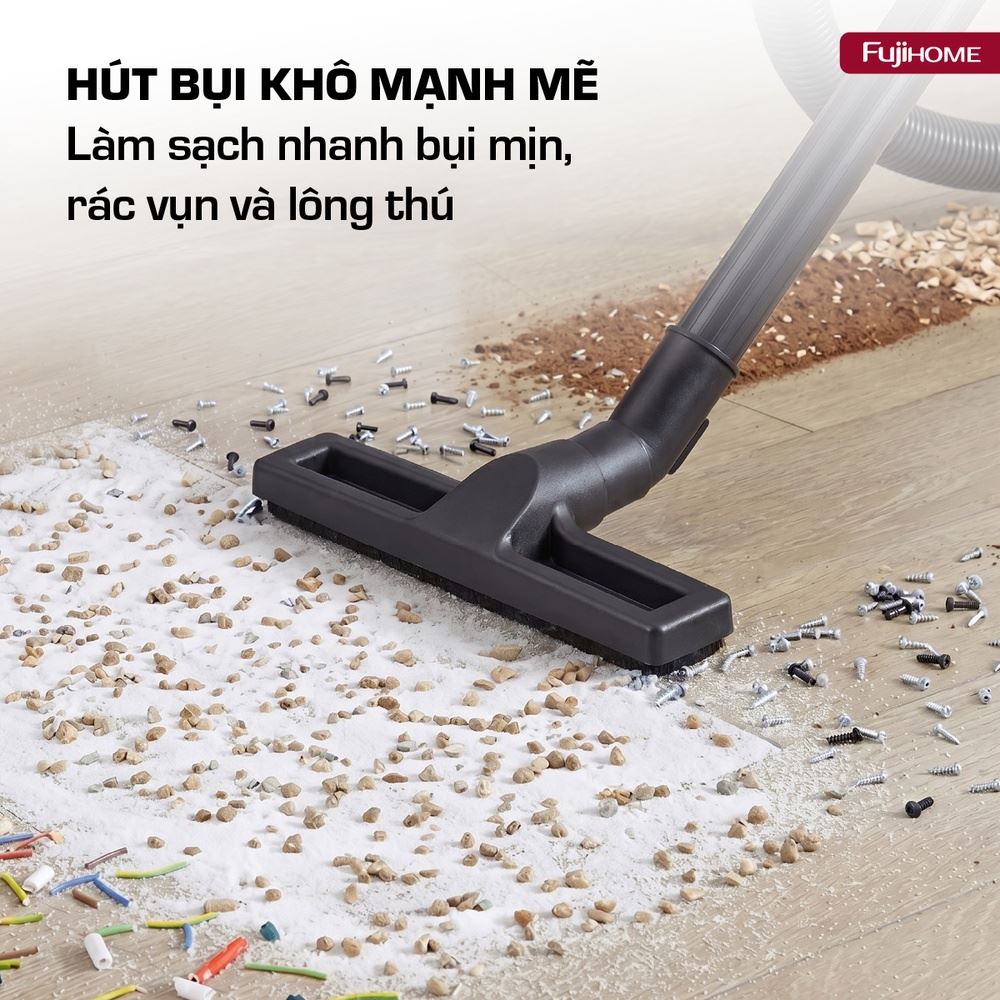 Máy hút bụi dạng hộp FUJIHOME VC20N Màu Trắng