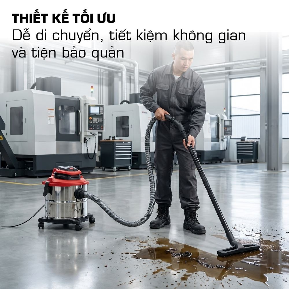 Máy hút bụi dạng hộp FUJIHOME VC20N Màu Trắng