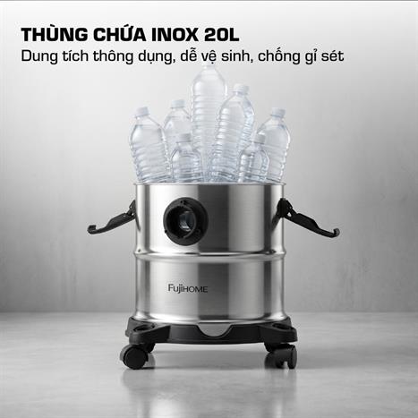 Máy hút bụi dạng hộp FUJIHOME VC20N Màu Trắng