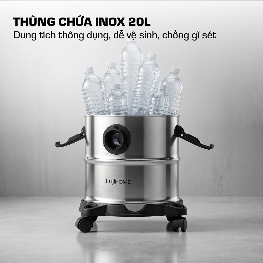 Máy hút bụi dạng hộp FUJIHOME VC20N Màu Trắng
