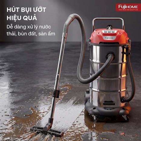 Máy hút bụi công nghiệp FUJIHOME VC90N Màu Trắng