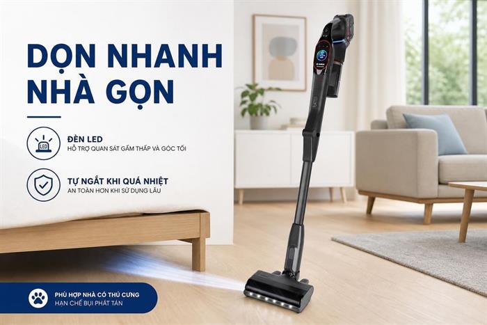 Máy hút bụi không dây Bosch BCS1051POW