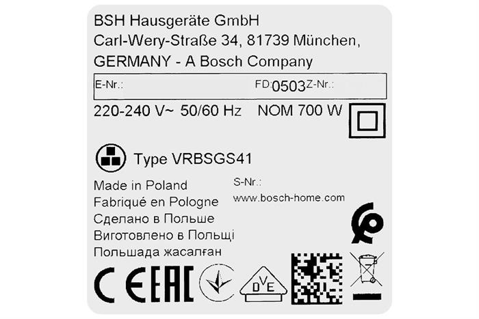 Máy hút bụi dạng hộp Bosch BGS41POW1