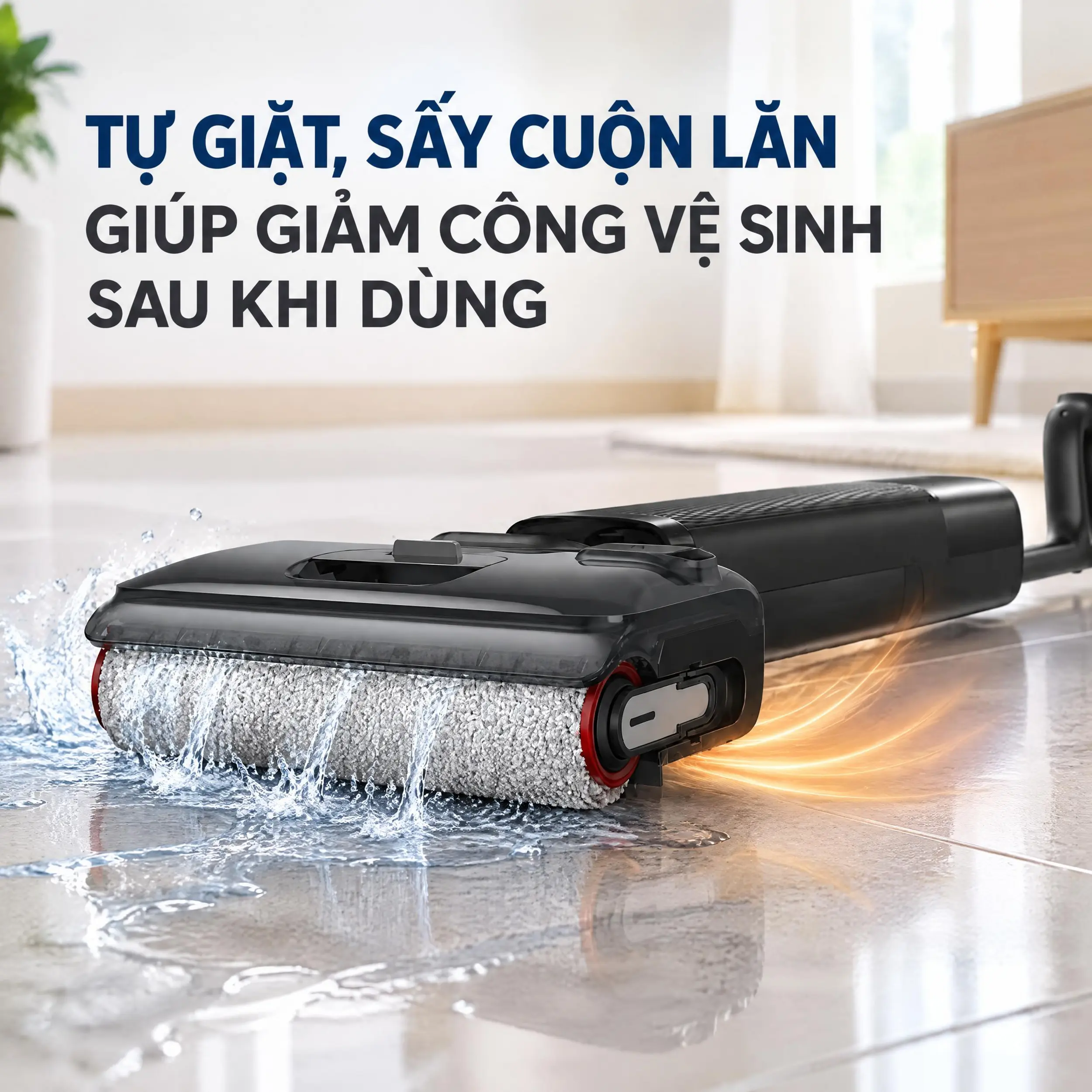 Máy hút bụi lau nhà Dreame H16 GT Màu Trắng