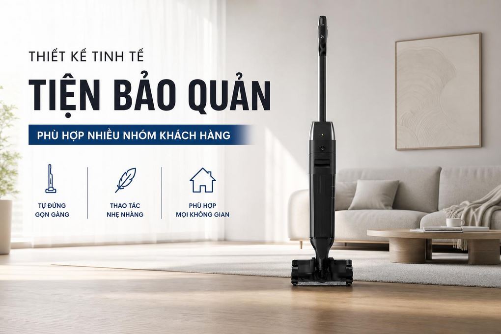 Máy hút bụi lau sàn Tineco Floor One Station S9 Artist Màu Đen/Xanh