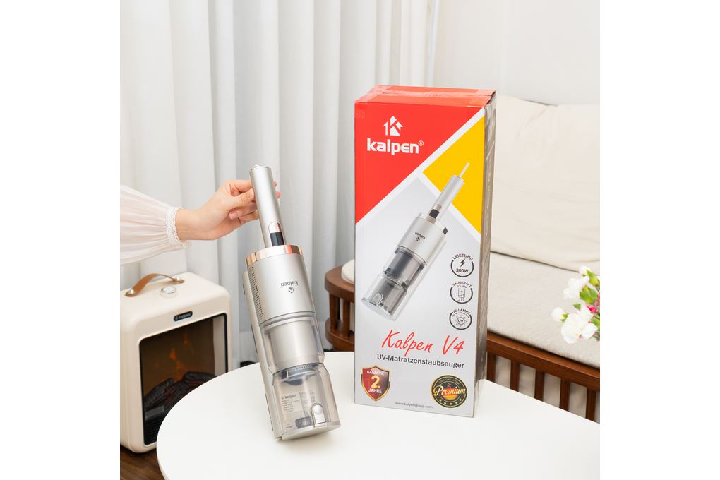 Máy hút bụi đệm giường Kalpen V4 Màu Xám