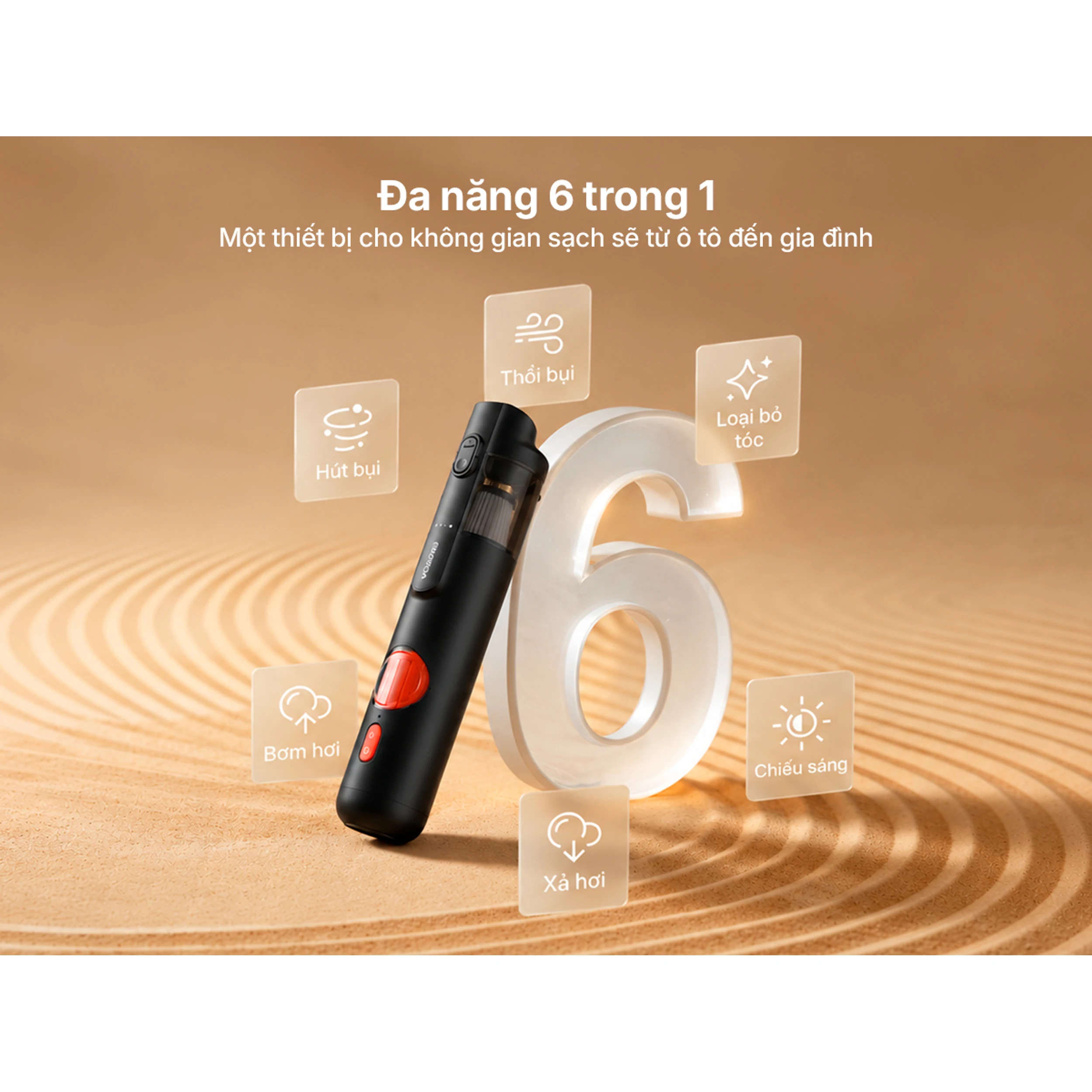 Máy hút bụi cầm tay Deerma XC01 Màu Đen